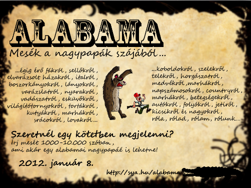 Alabama - mesepályázat